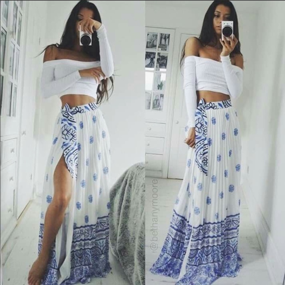 ISO Sabo Skirt Maxi Skirt